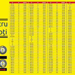 Granule echilibrare roti