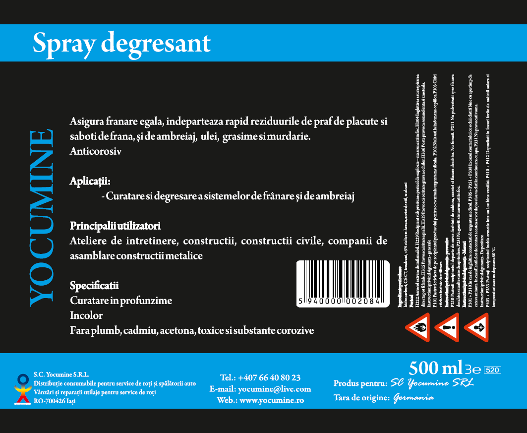 Spray degresant 500ml