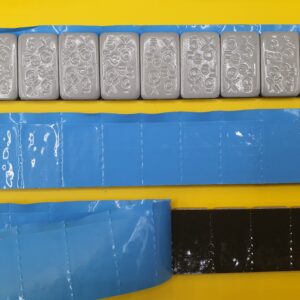 Contragreutati adezive GRI FE 60g (5gX12) cu banda nereziduala perforata (traceless tape)